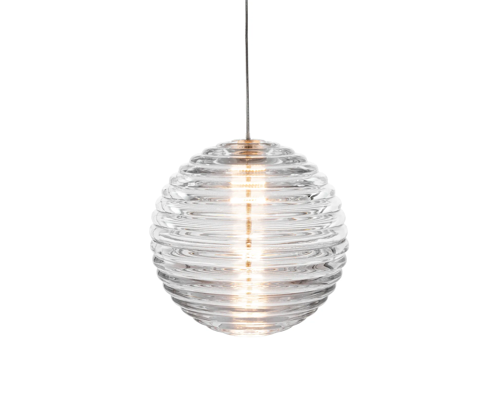 Press Sphere hanglamp LED Ø30 cm, Helder Tom Dixon