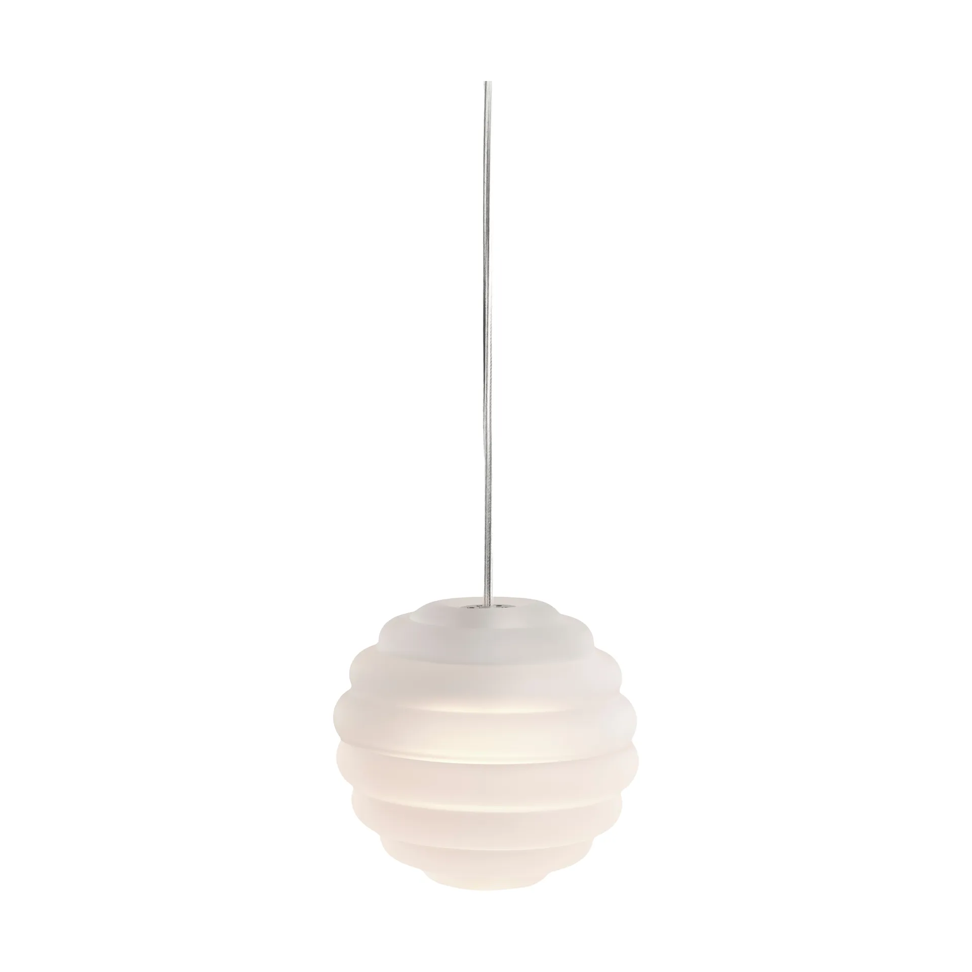 Press Sphere mini hanglamp LED Ø14,5 cm, Frosted Tom Dixon