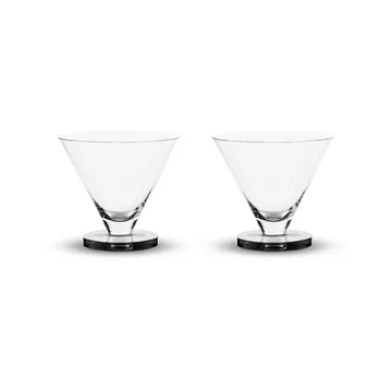 Puck cocktailglas 26 cl 2-pack - Clear - Tom Dixon