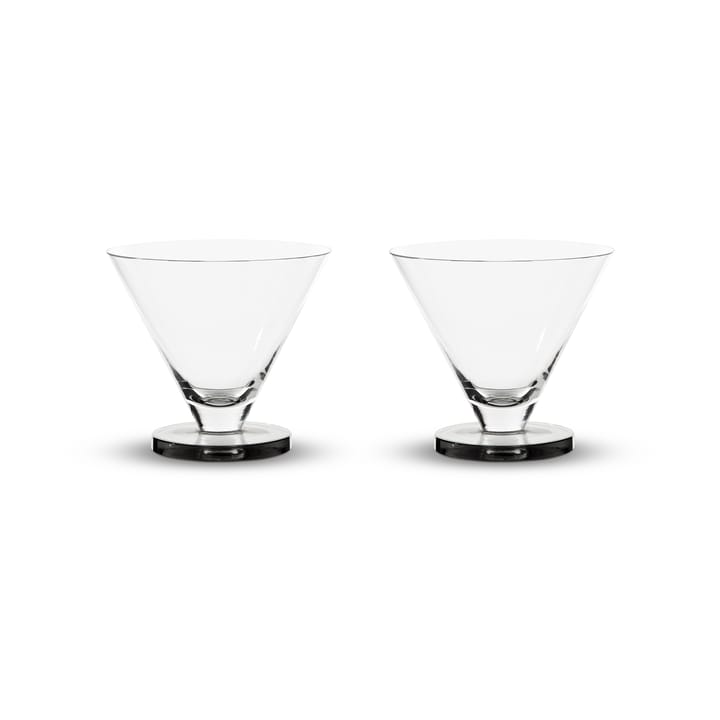 Puck cocktailglas 26 cl 2-pack - Clear - Tom Dixon