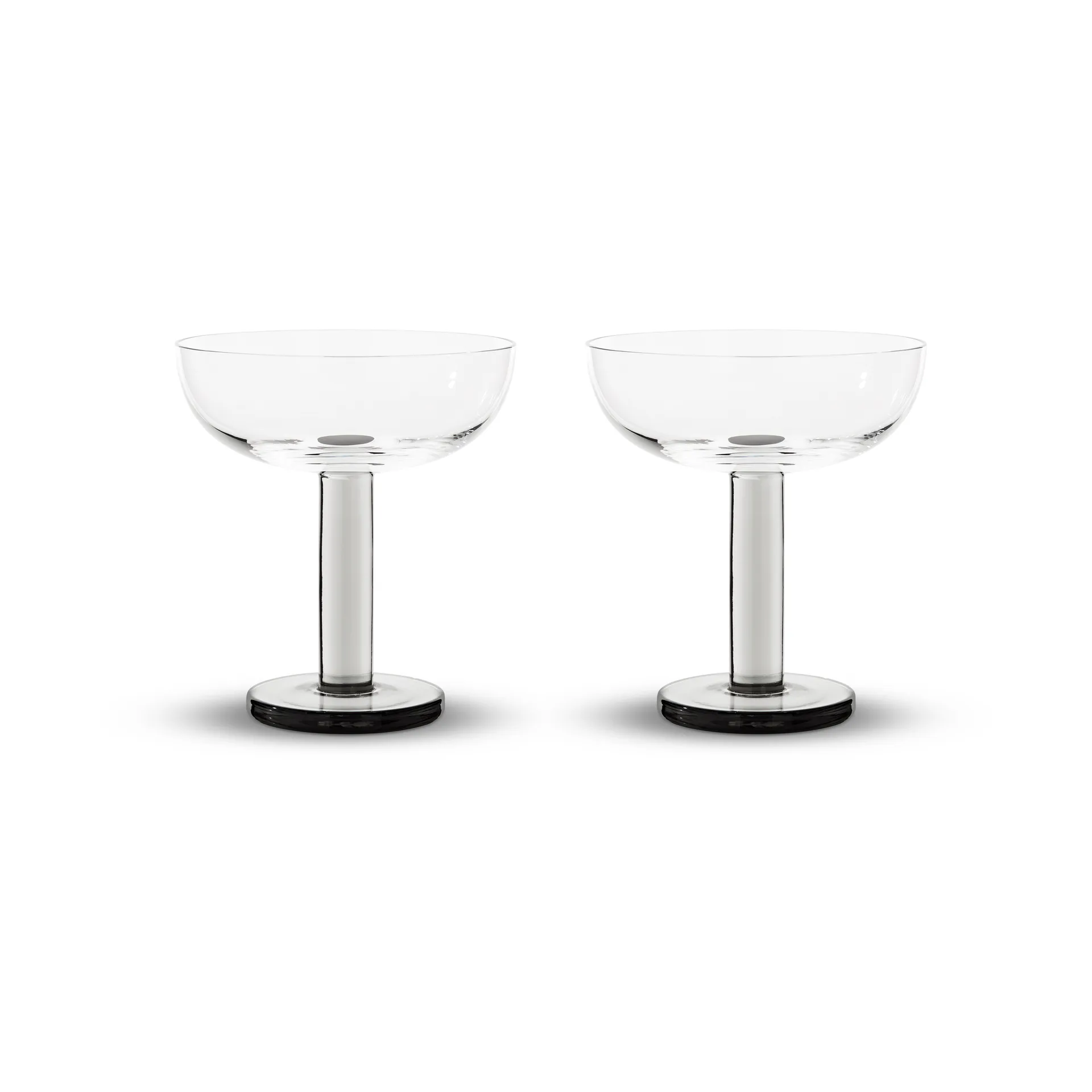 Puck coupeglas 17,5 cl 2-pack, Clear Tom Dixon