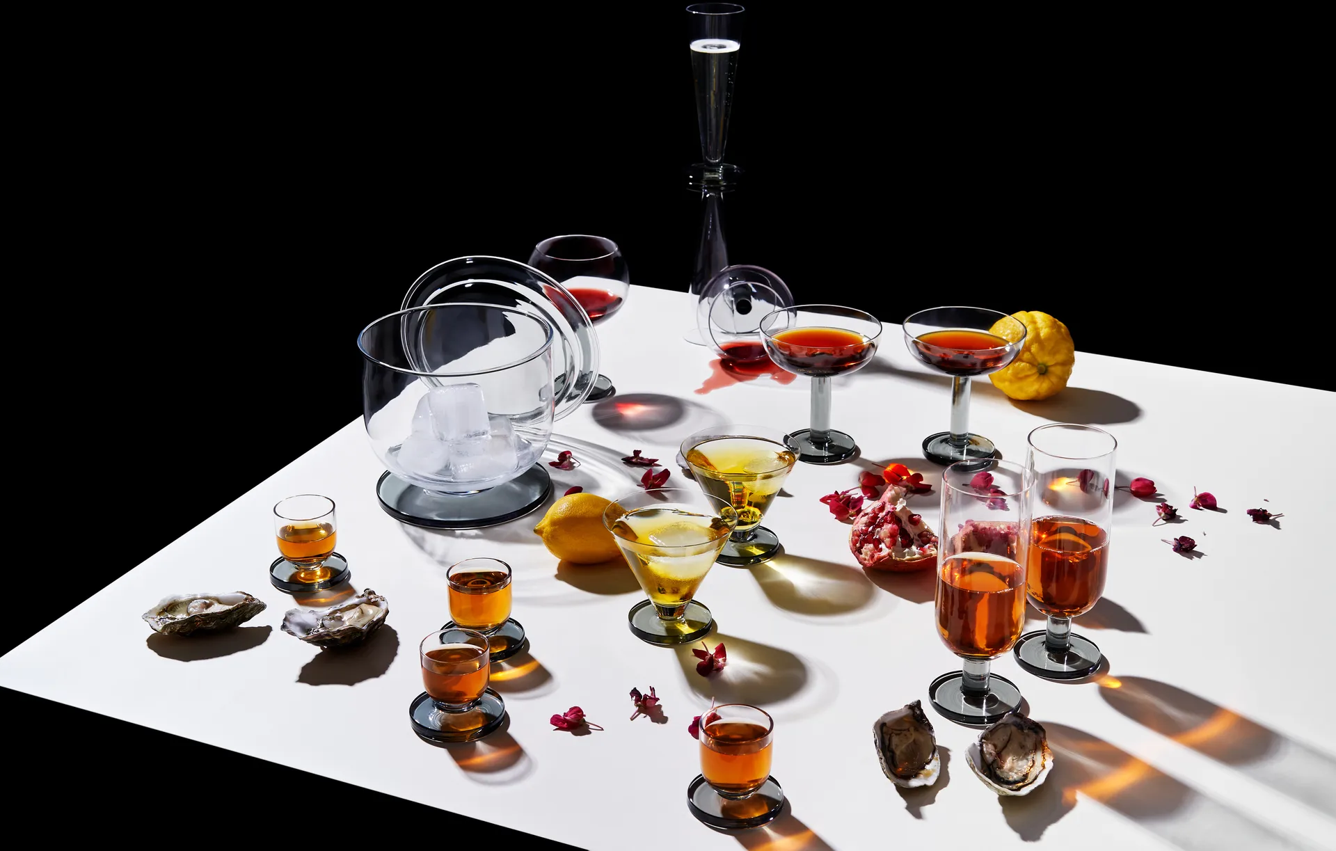 Puck shotglaasje 5 cl 4-pack, Clear Tom Dixon