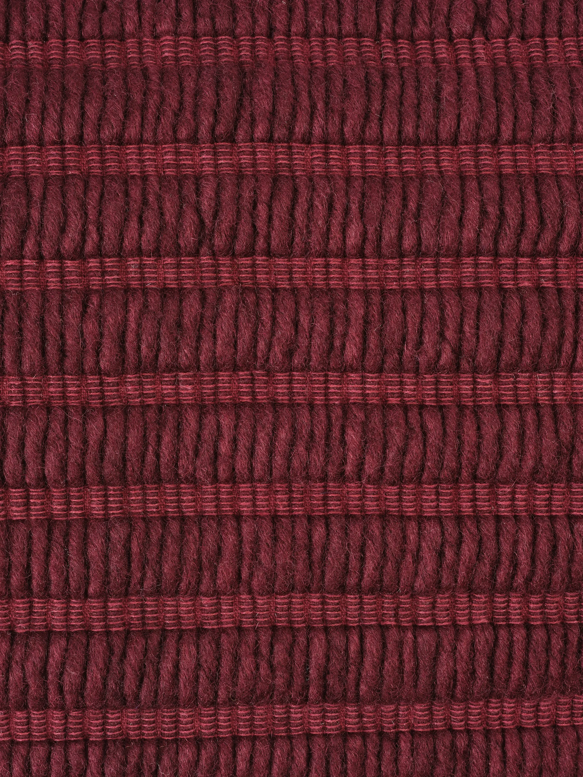 Ridge kussen 45x45 cm, Burgundy Tom Dixon