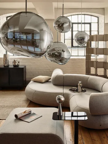 Ridge kussen 45x45 cm - Natural - Tom Dixon