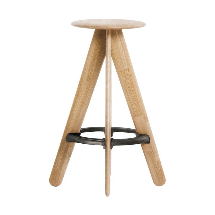 Slab barstoel 76 cm, Massief eikenhout Tom Dixon