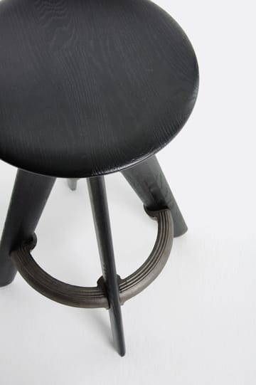 Slab barstoel 76 cm - Zwarte eik - Tom Dixon