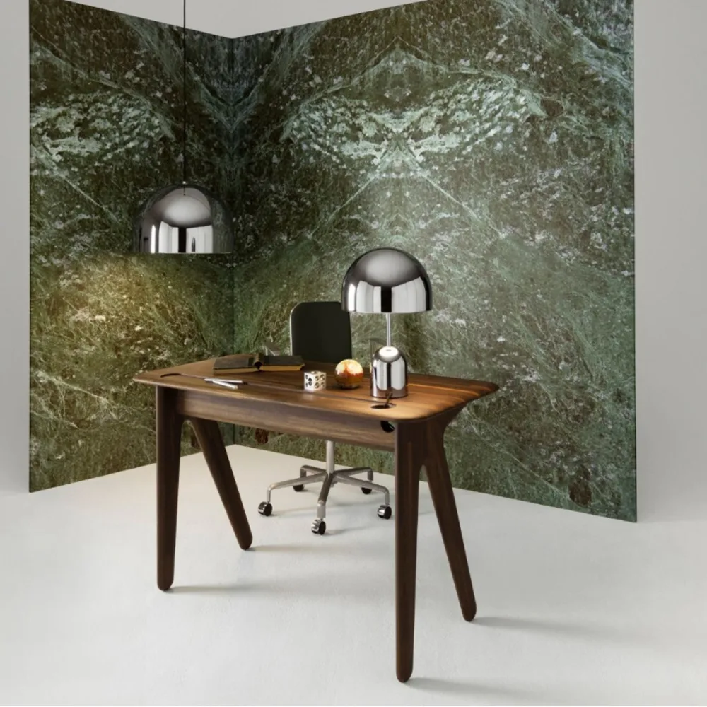 Slab bureau, Eikenhout gerookt, 120 cm Tom Dixon