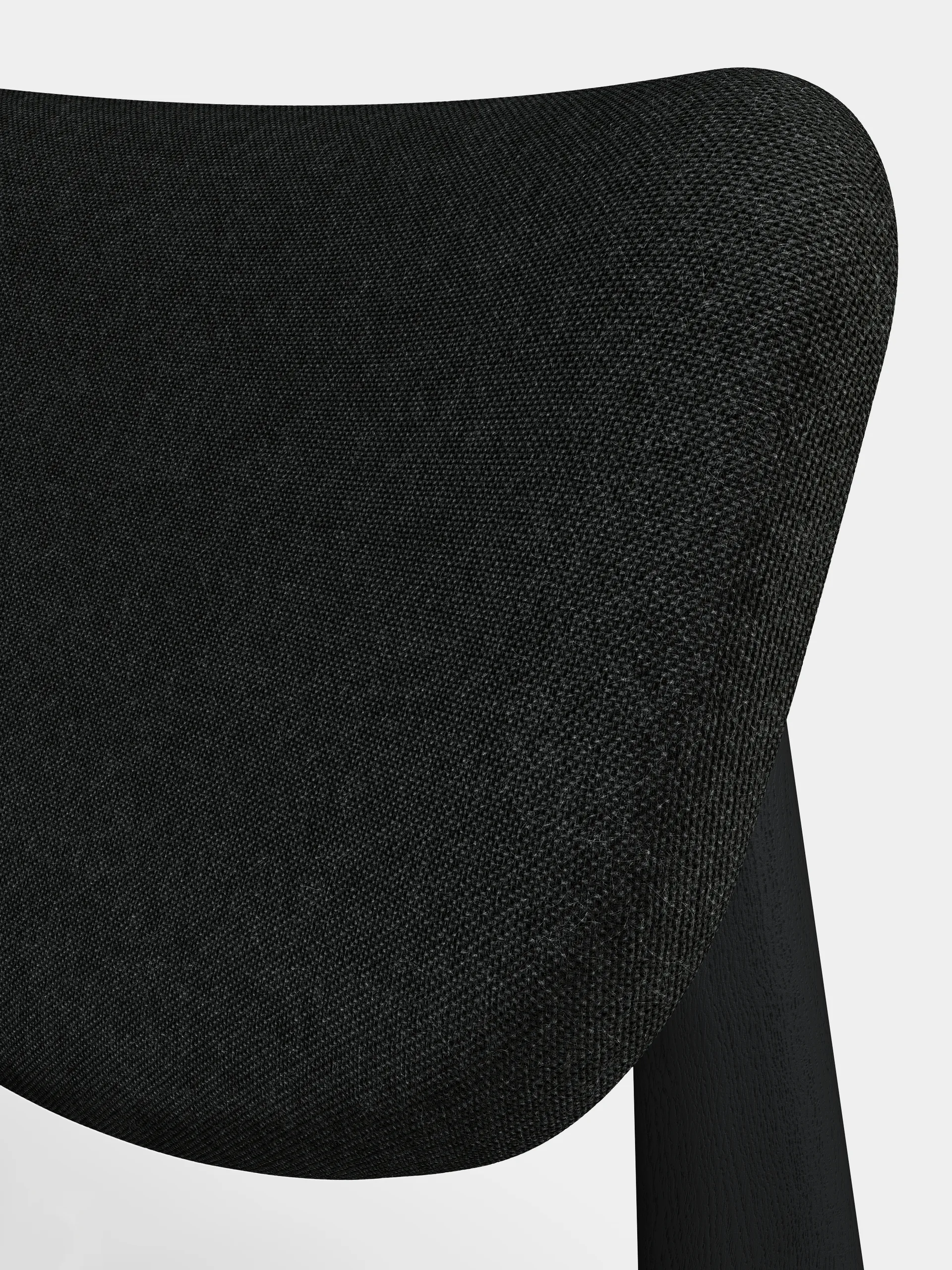 Slab loungestoel gestoffeerde zitting, Natural brushed oak-Hallingdal 0180 CMHR Tom Dixon