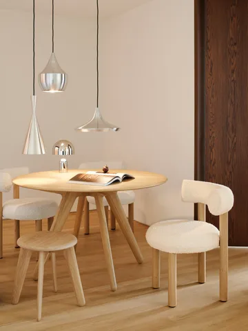 Slab ronde tafel large Ø120 cm - Natural - Tom Dixon