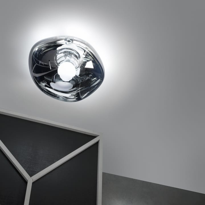 Smeltmuur/plafondlamp LED - Chroom - Tom Dixon
