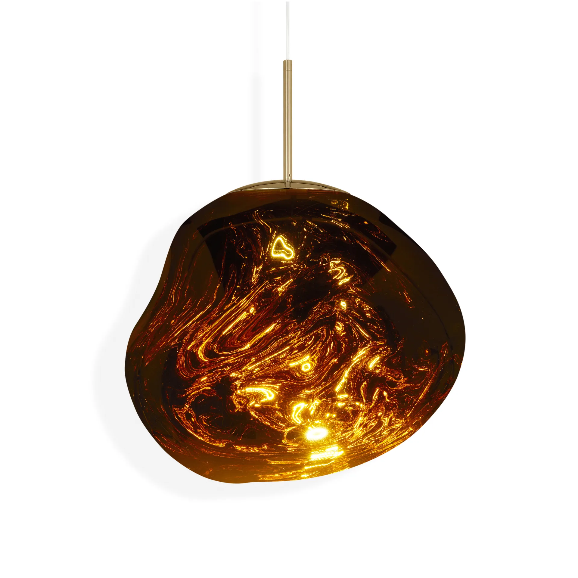 Smelttegellamp LED, Goud Tom Dixon