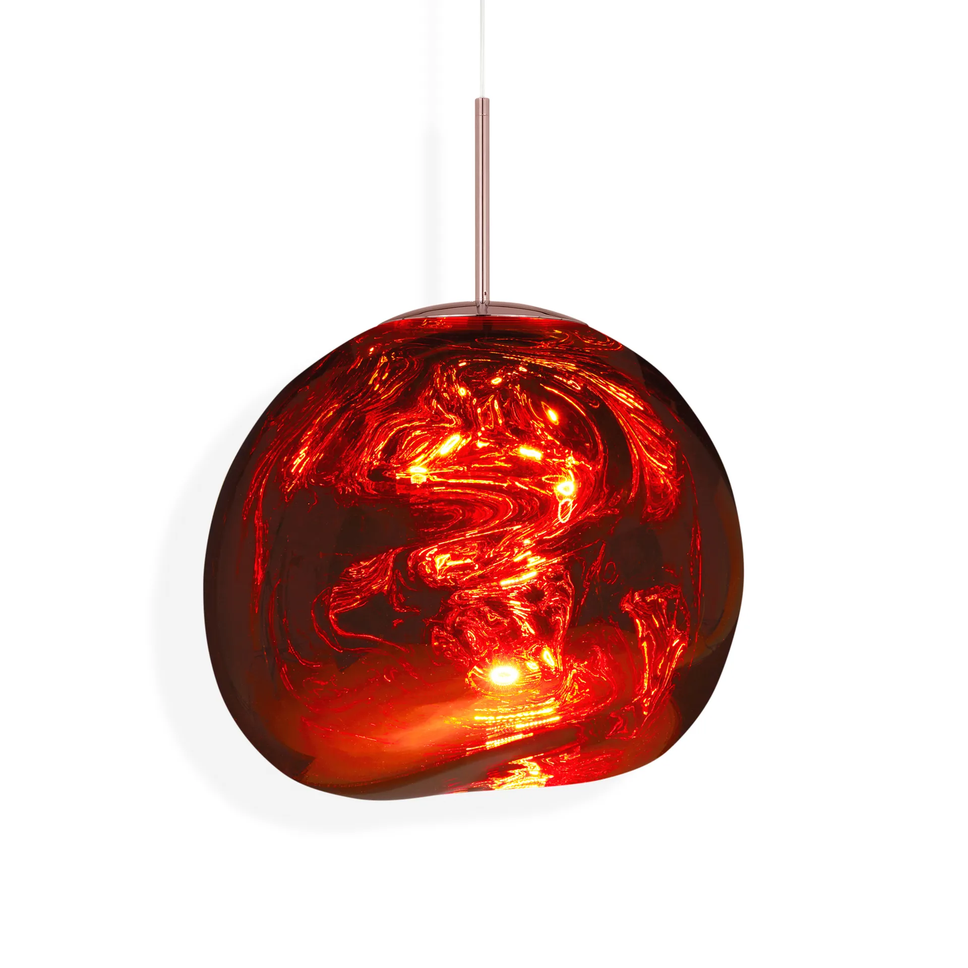 Smelttegellamp LED, Koper Tom Dixon