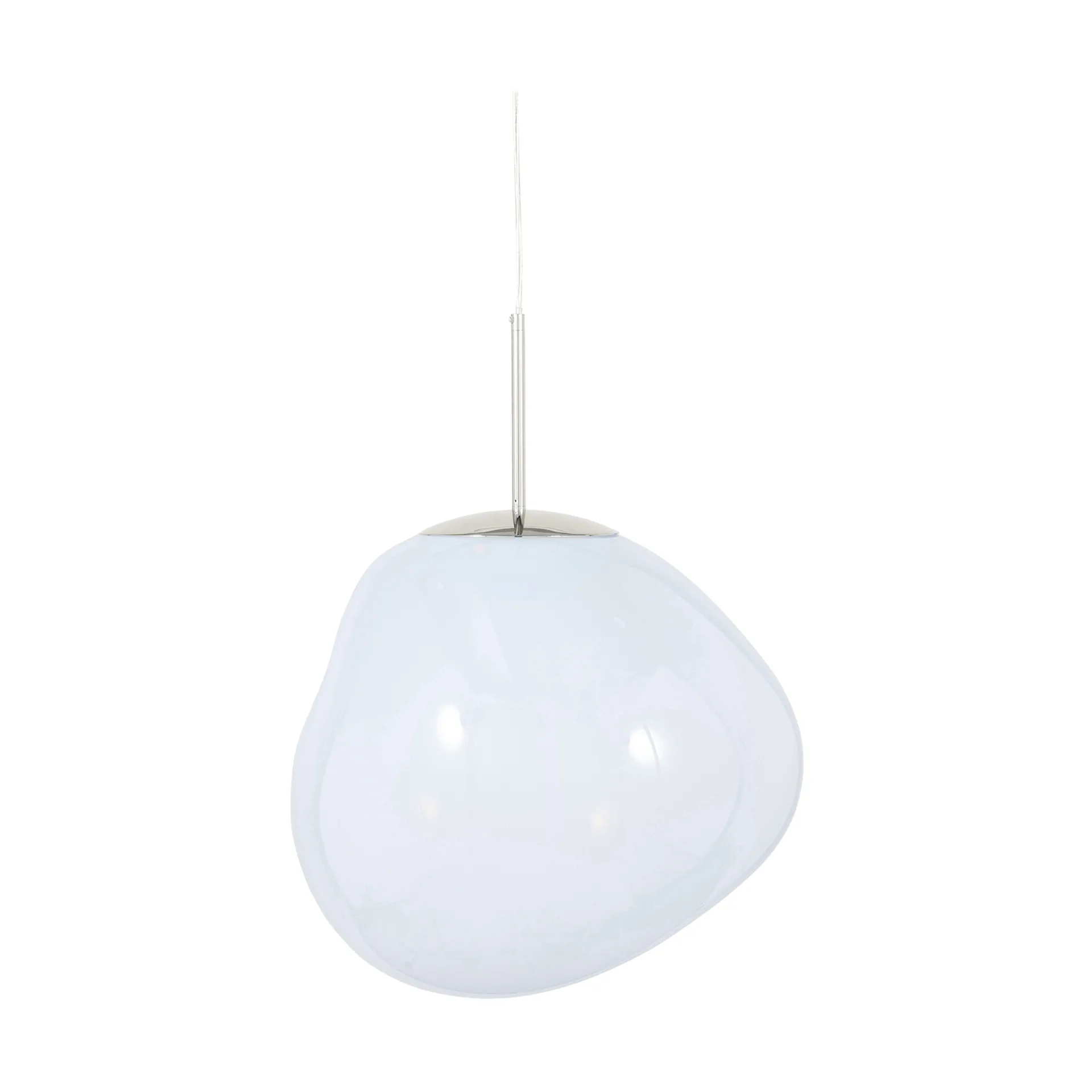 Smelttegellamp LED, Opal-silver Tom Dixon