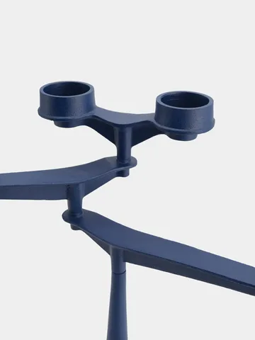 Spin kandelaar houder mini - Blue - Tom Dixon