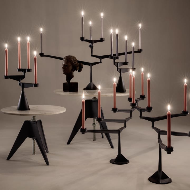 Spin kandelaar houder mini, Zwart Tom Dixon