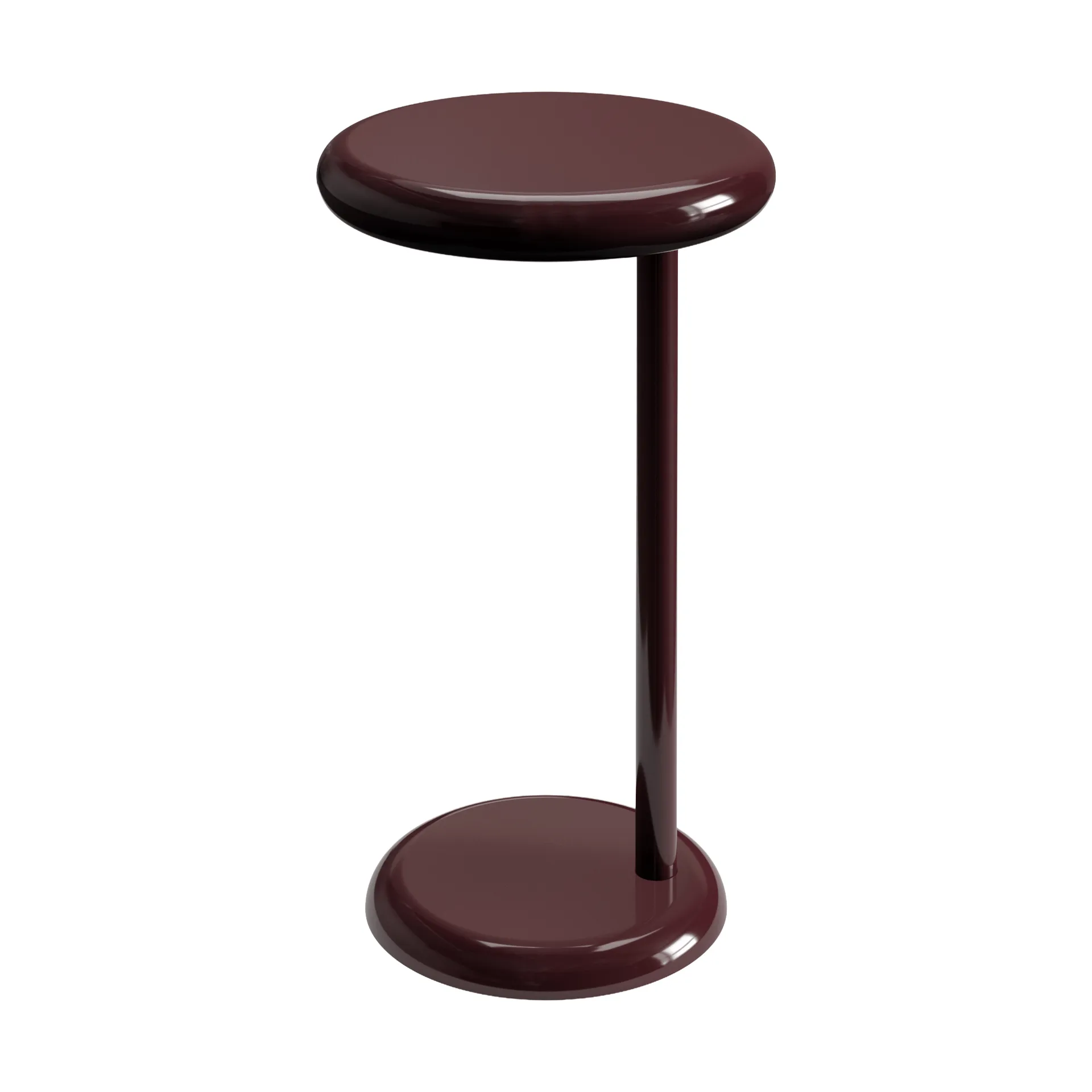 Spot bijzettafel, Burgundy, Ø55x33 cm Tom Dixon
