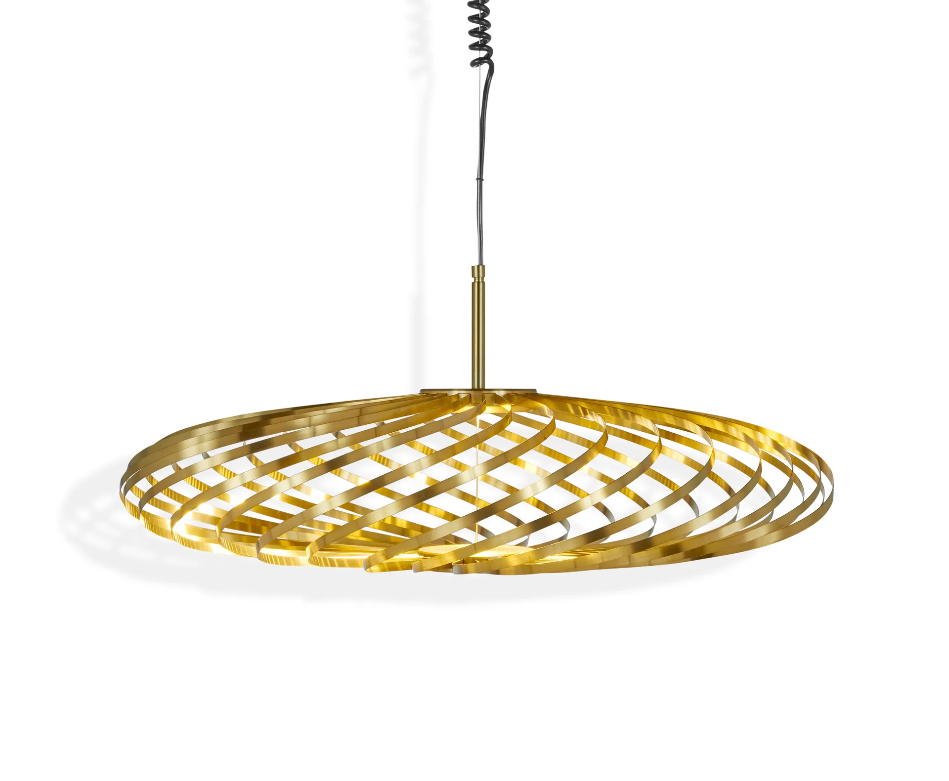 Spring hanglamp LED messing, Klein Tom Dixon