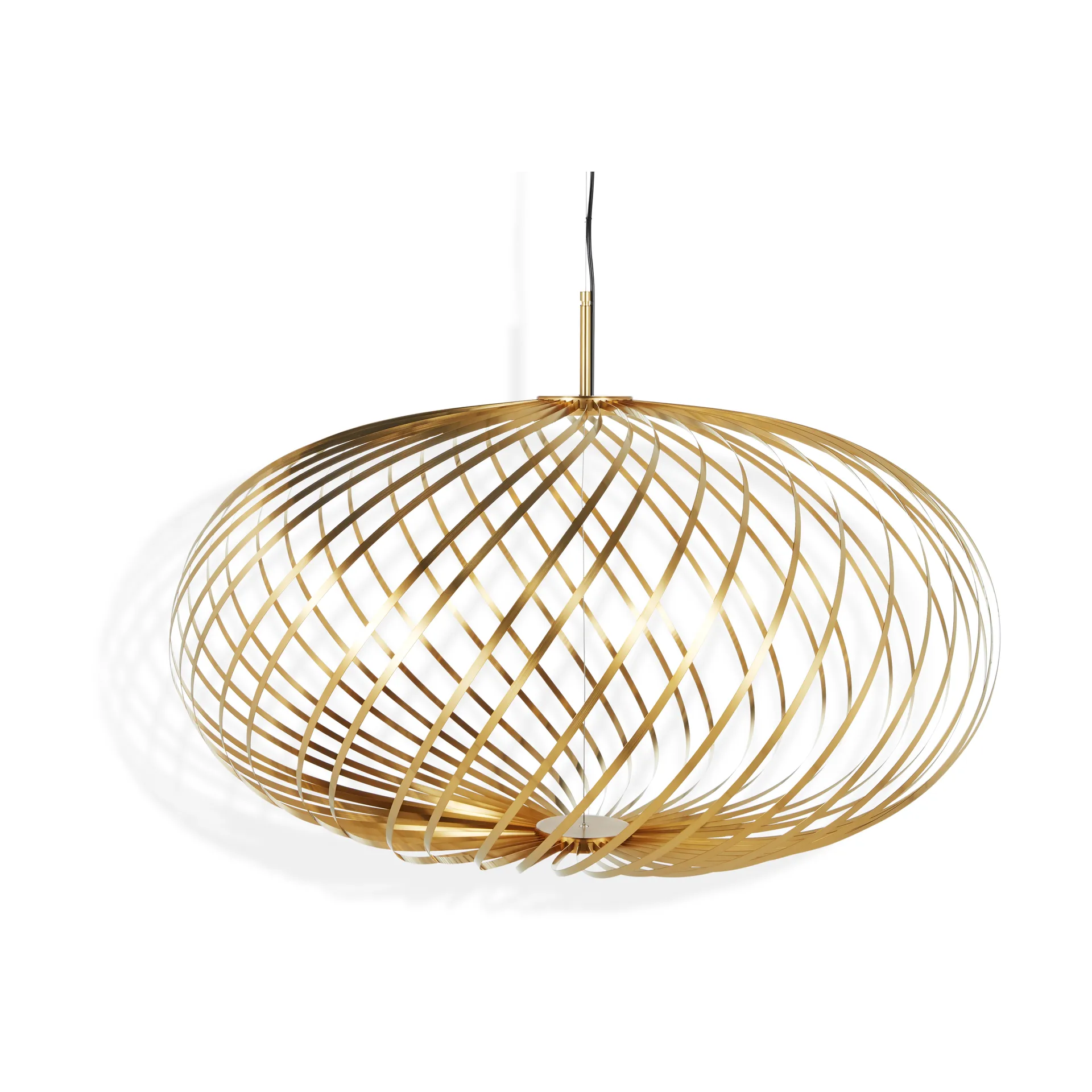 Spring hanglamp LED messing, Medium Tom Dixon