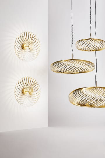 Spring hanglamp LED messing - Medium - Tom Dixon