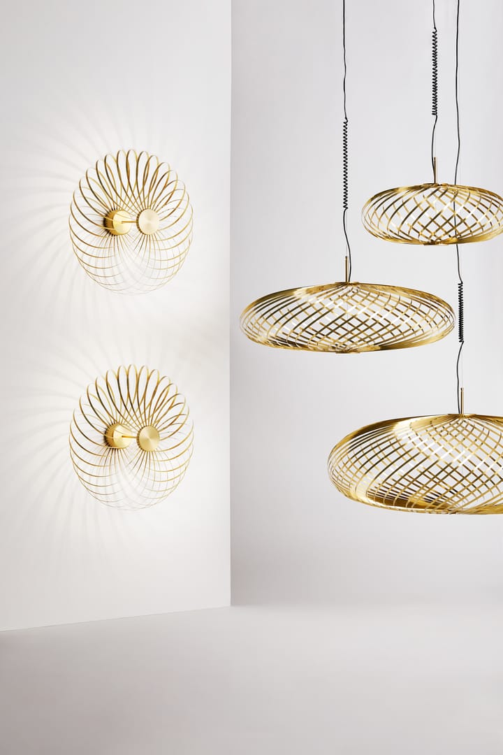 Spring hanglamp LED messing, Medium Tom Dixon