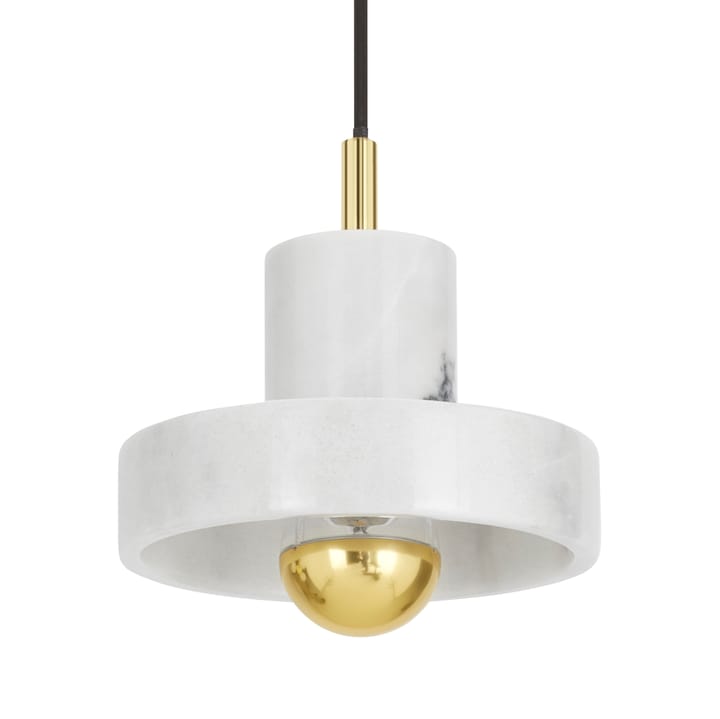 Stenen hanglamp, Wit marmer Tom Dixon