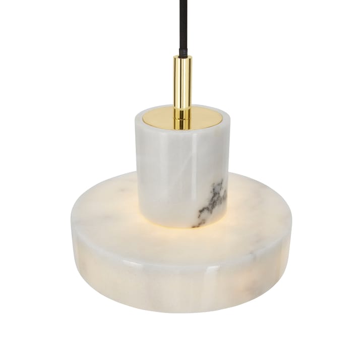 Stenen hanglamp, Wit marmer Tom Dixon