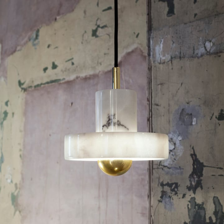 Stenen hanglamp - Wit marmer - Tom Dixon