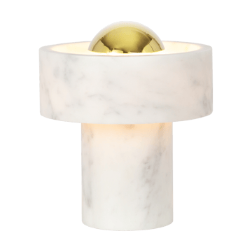 Stone Portable LED tafellamp 28 cm - Marble-gold - Tom Dixon