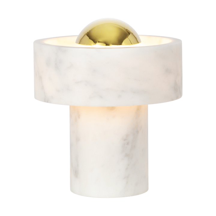 Stone Portable LED tafellamp 28 cm, Marble-gold Tom Dixon