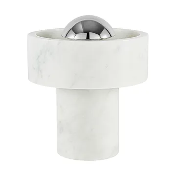 Stone Portable LED tafellamp 28 cm - Marble-silver - Tom Dixon