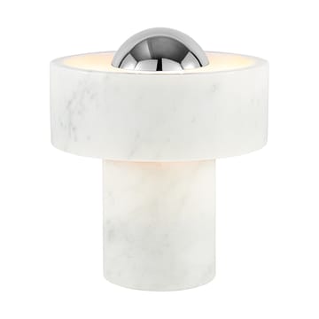 Stone Portable LED tafellamp 28 cm - Marble-silver - Tom Dixon