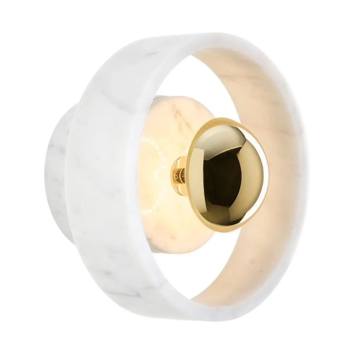 Stone Wall wandlamp, White marble Tom Dixon