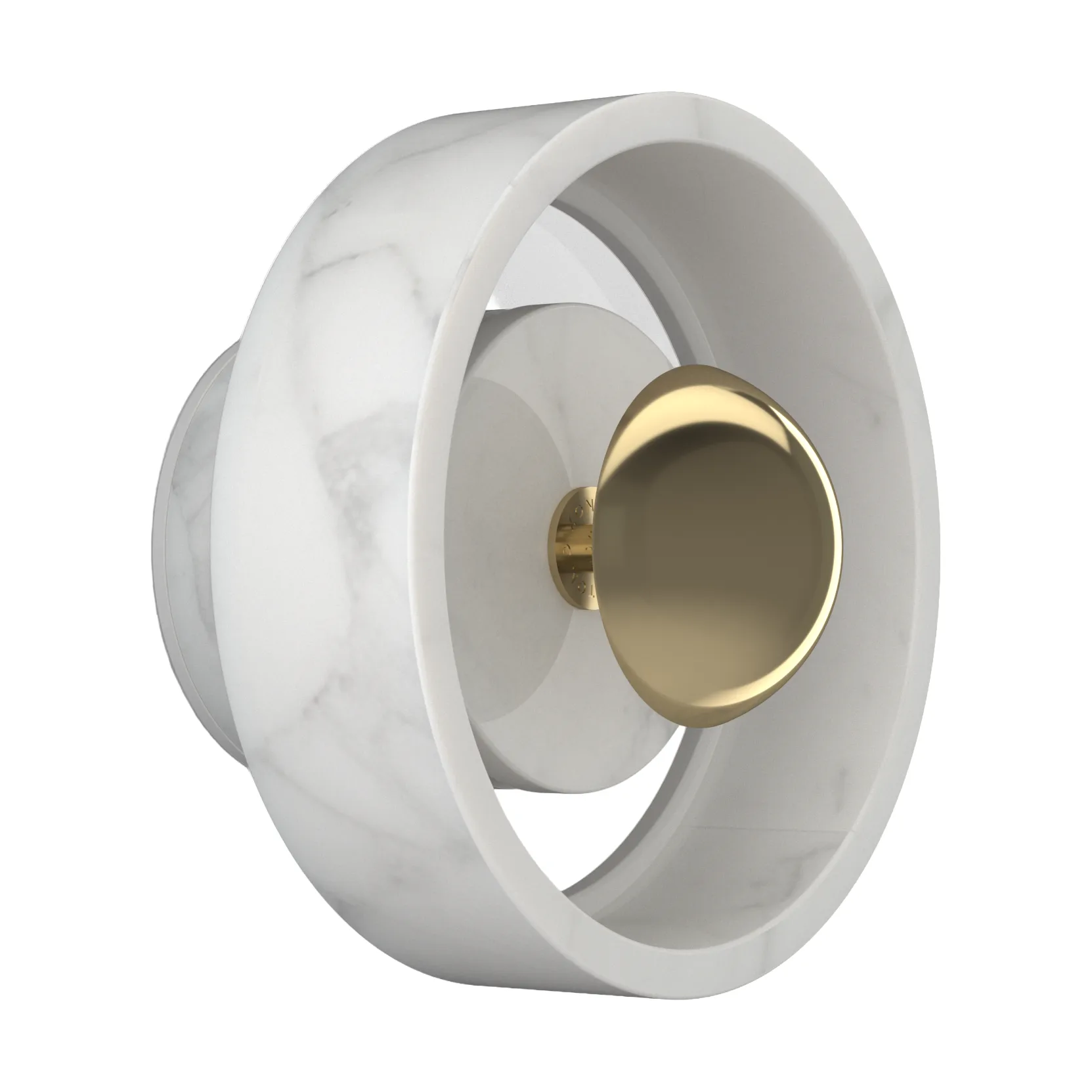 Stone wandlamp, Gepolijst marmer Tom Dixon