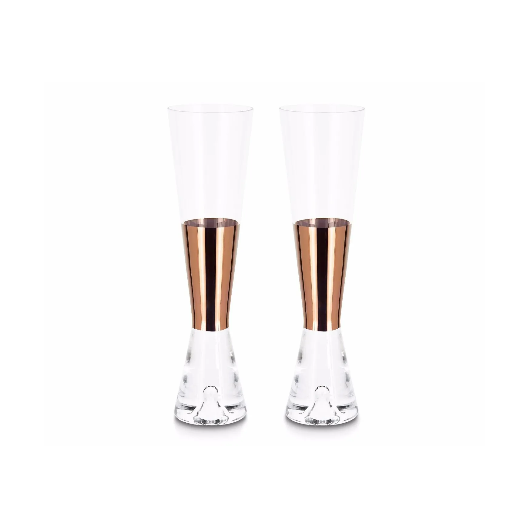 Tank champagneglas 2-pack, Koperkleurig Tom Dixon