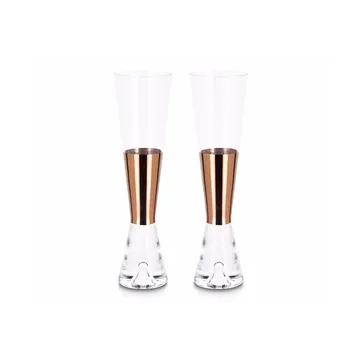 Tank champagneglas 2-pack - Koperkleurig - Tom Dixon