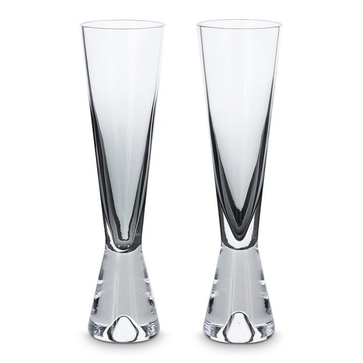 Tank champagneglas 2-pack - Zwart - Tom Dixon