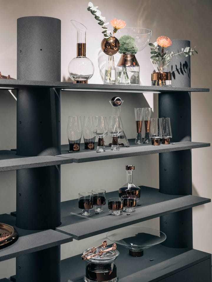 Tank High Ball drinkglas 38 cl 2-pack, Clear-copper Tom Dixon