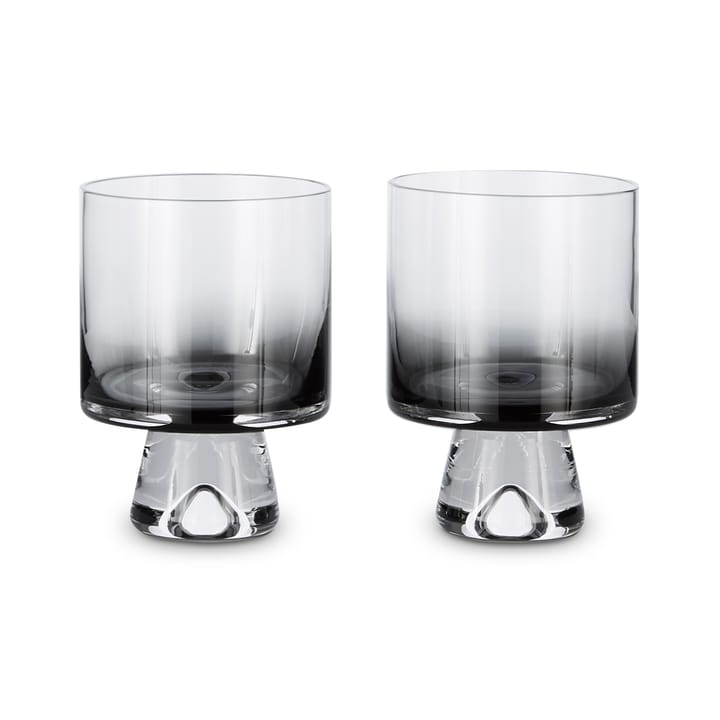 Tank lage drinkglazen 2-pack - Zwart - Tom Dixon