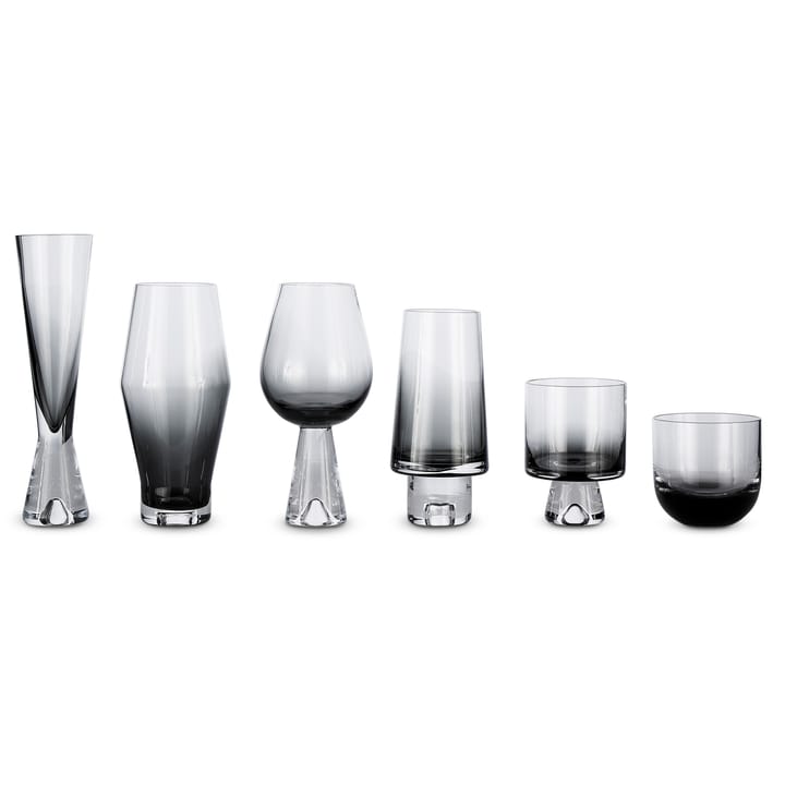 Tank lage drinkglazen 2-pack, Zwart Tom Dixon