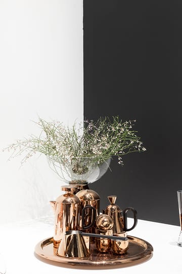 Tank vaas large 36 cm - Clear-koper - Tom Dixon