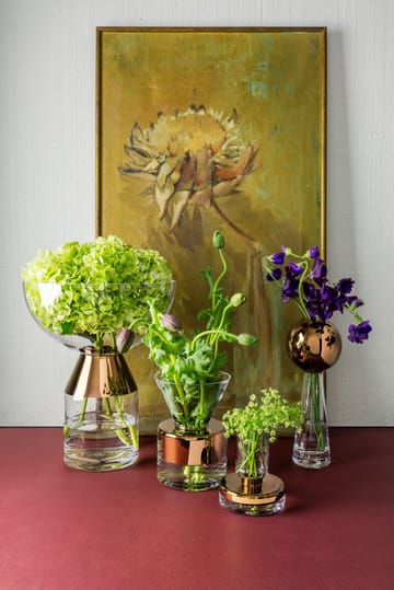 Tank vaas large 36 cm - Clear-koper - Tom Dixon