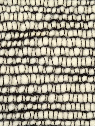 Thread vilt 140x180 cm - Black & White - Tom Dixon