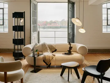 Thread vilt 140x180 cm - Black & White - Tom Dixon