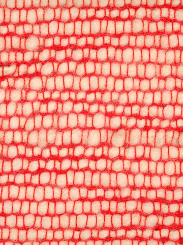 Thread vilt 140x180 cm - Orange & White - Tom Dixon