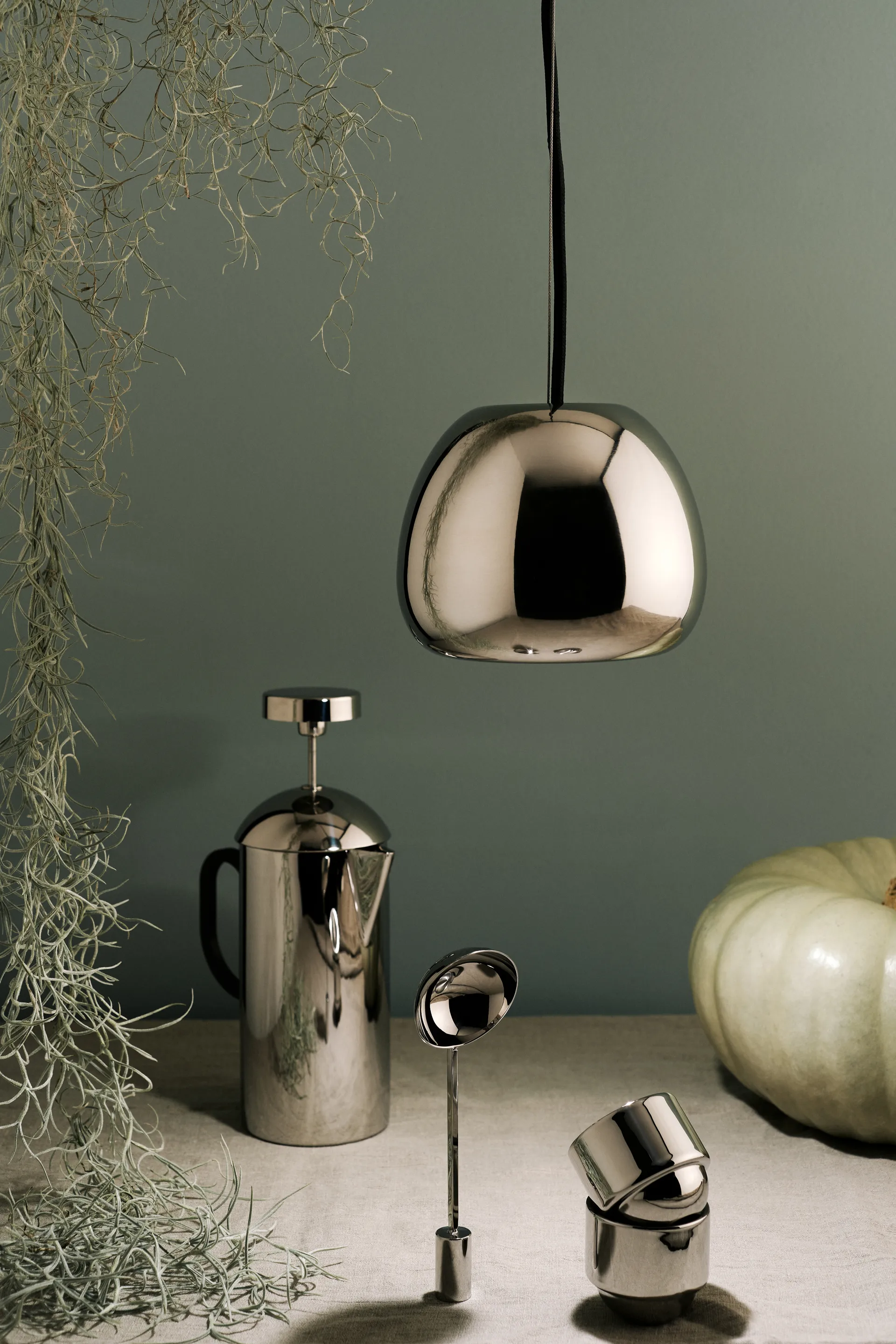 Void hanglamp mini LED Ø15,5 cm, Roestvrij staal Tom Dixon