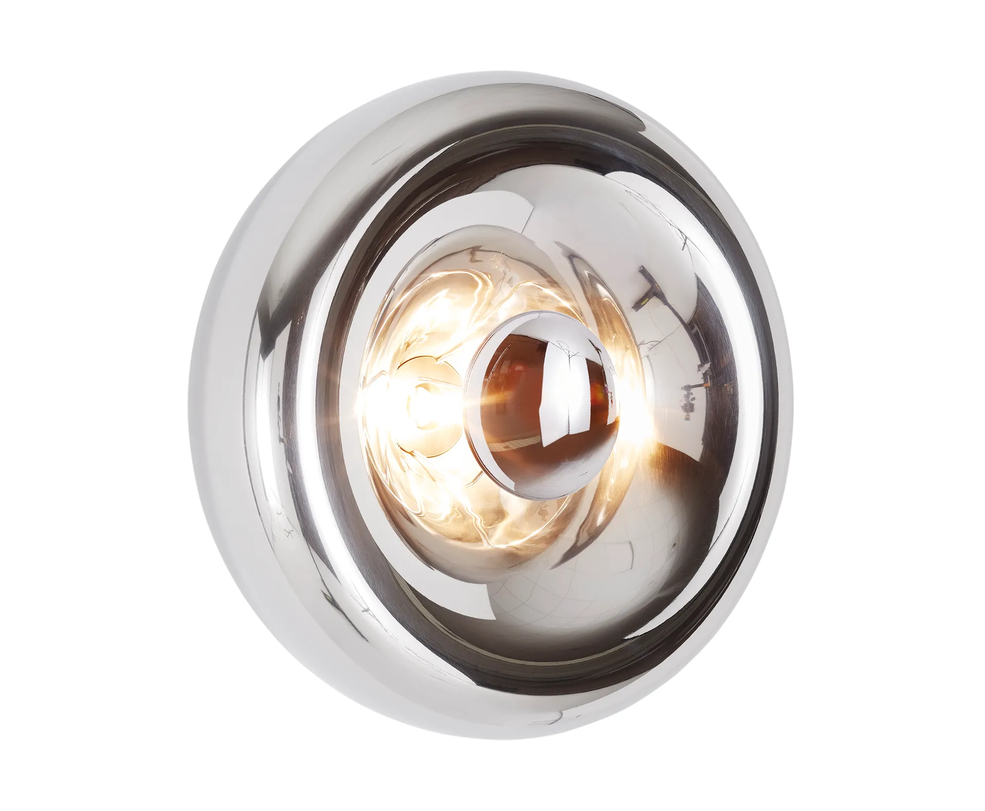 Void Surface wandlamp LED Ø30 cm, Roestvrij staal Tom Dixon