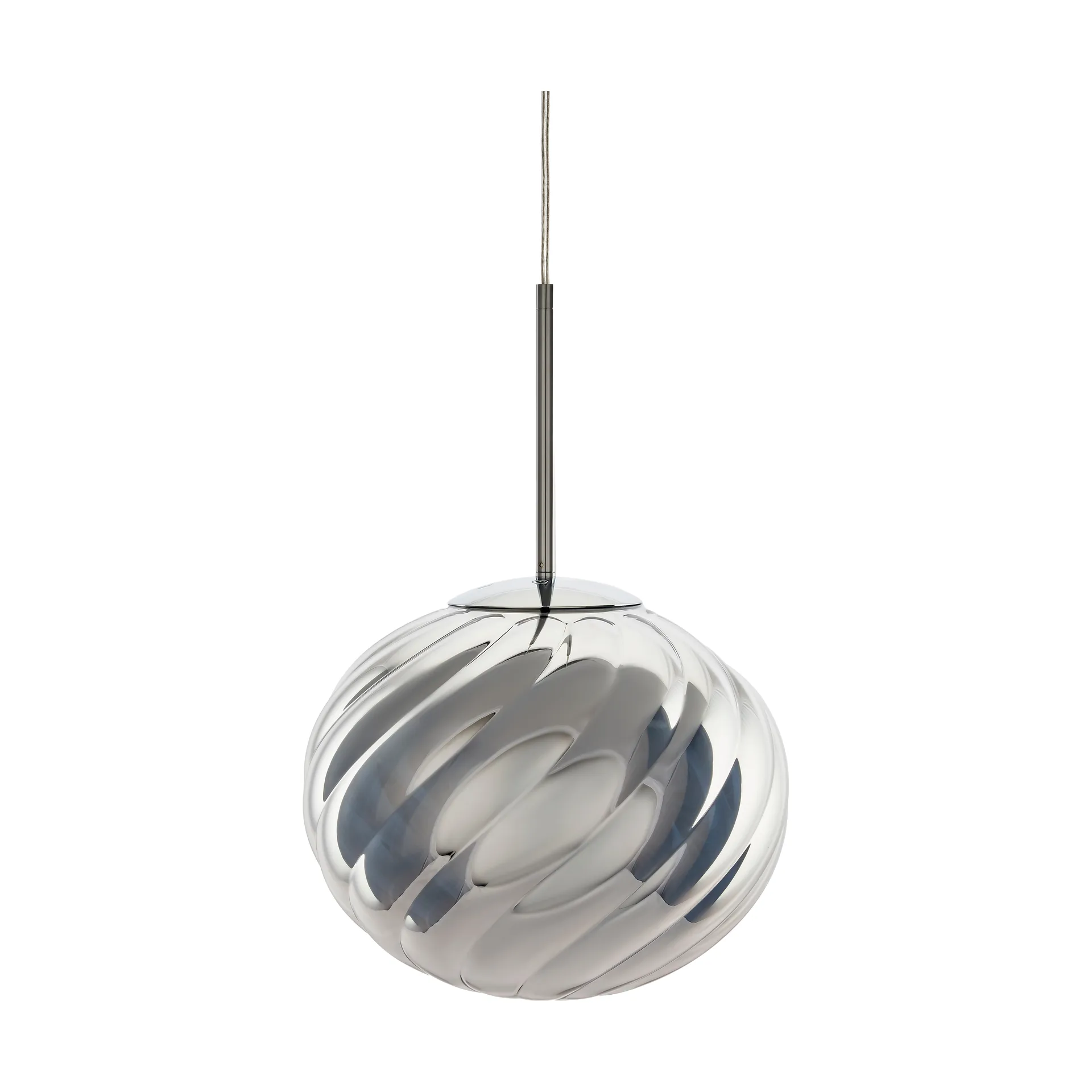Whirl hanglamp Ø30 cm, Zilverkleurig Tom Dixon