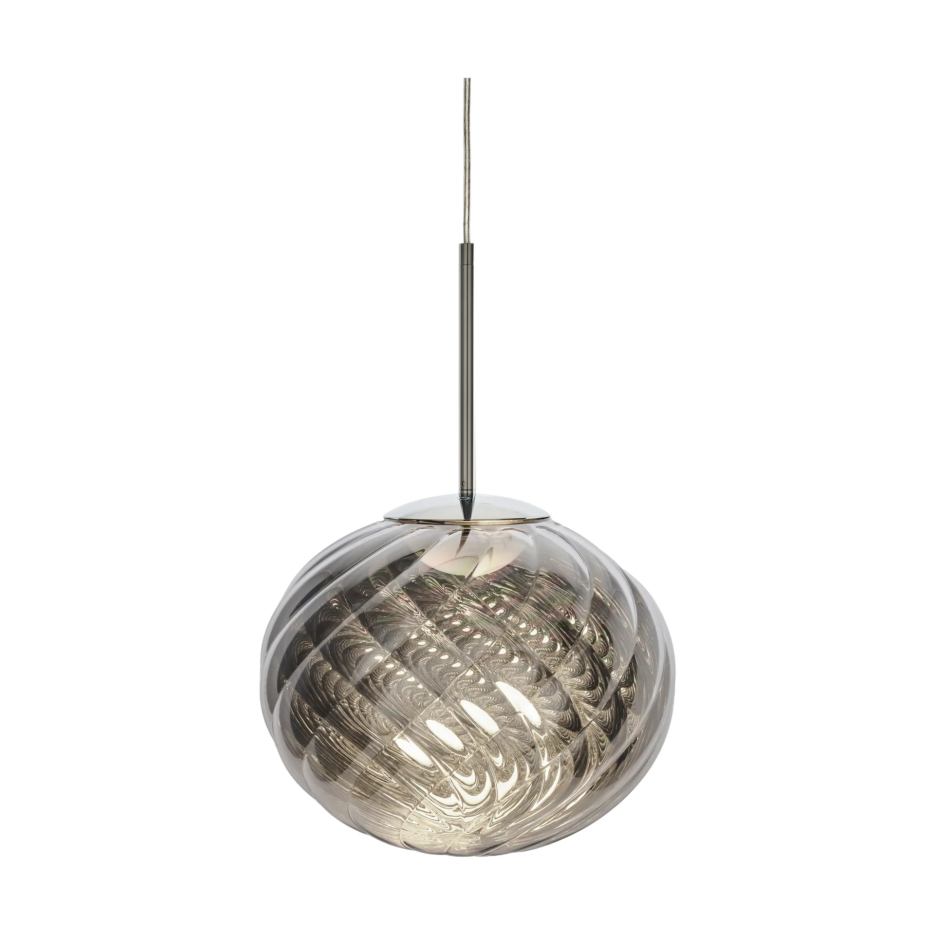 Whirl hanglamp Ø30 cm, Zilverkleurig Tom Dixon