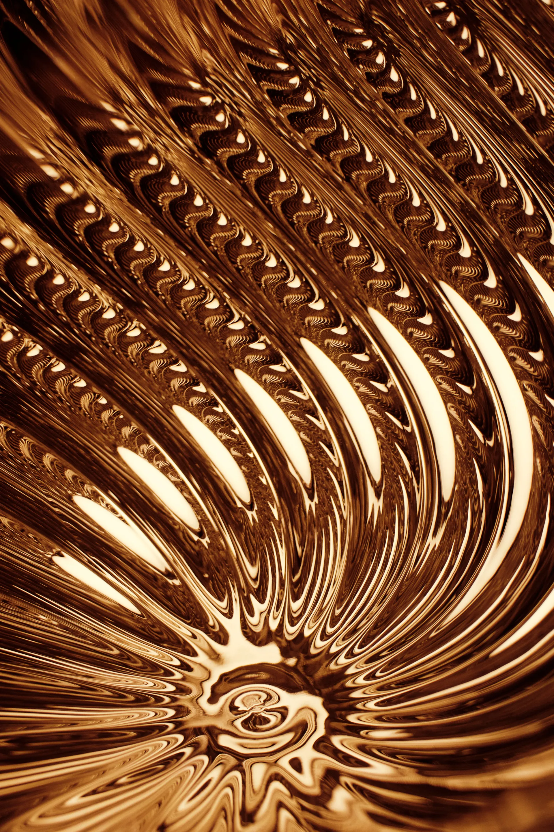 Whirl hanglamp Ø45 cm, Goud Tom Dixon