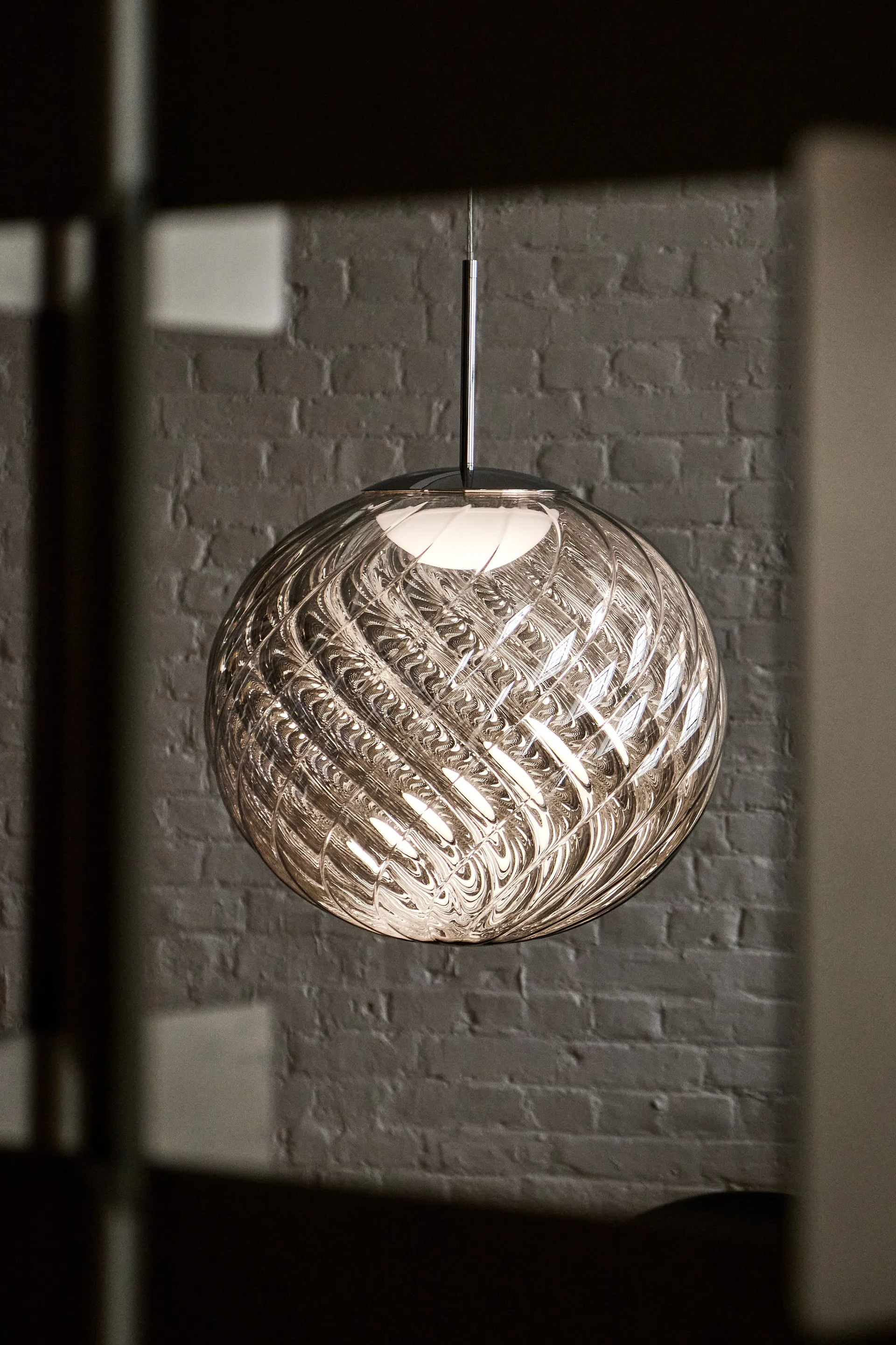 Whirl hanglamp Ø45 cm, Zilverkleurig Tom Dixon